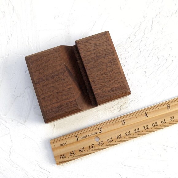 Wooden Bracelet Display Black Walnut Wood - Picture 2 of 3